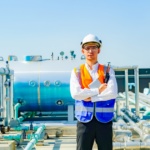 Commercial roof asset management view of rooftop HVAC units on a large flat roof